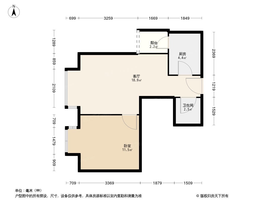 春秋名邸一期户型图