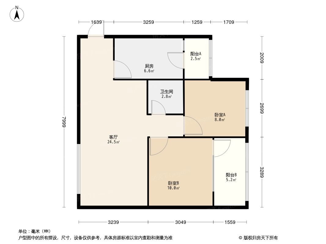 天仁南街3号院户型图