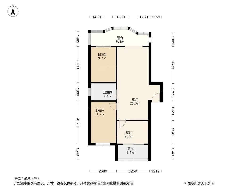 泰兴苑户型图