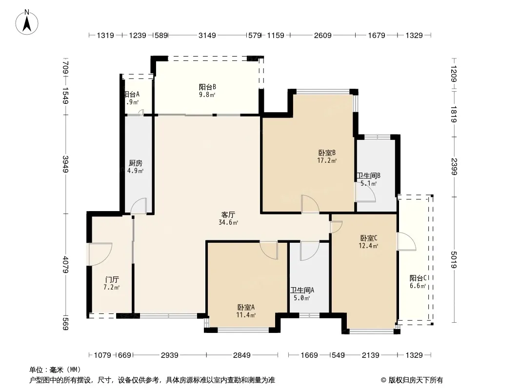 四季豪廷户型图