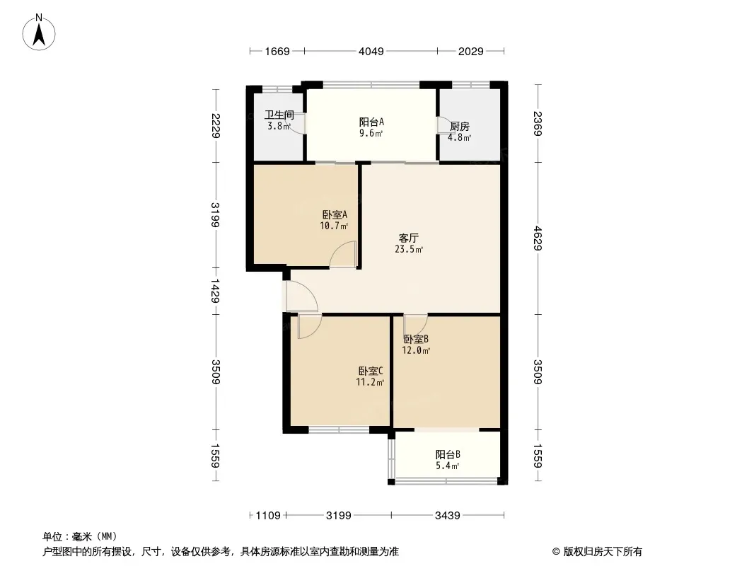 枣子巷13号院户型图