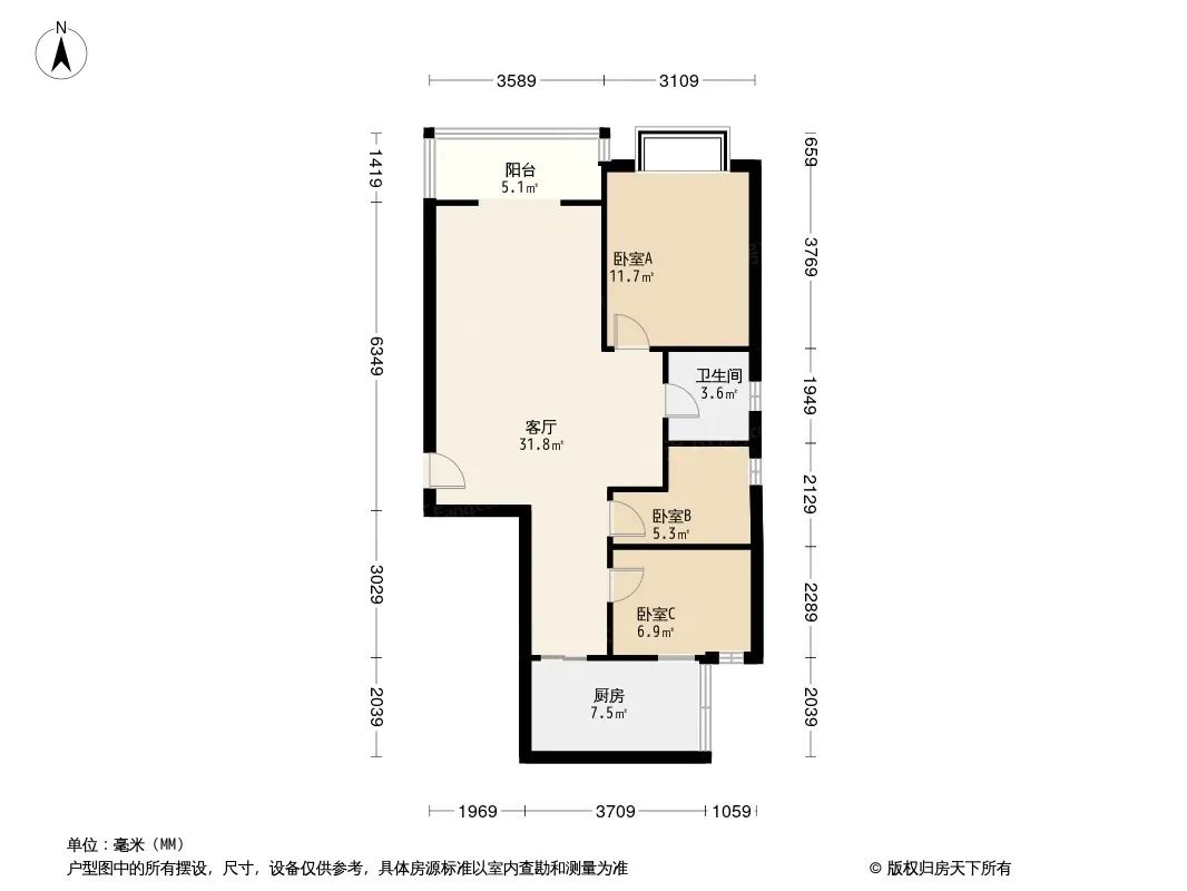万家华庭户型图