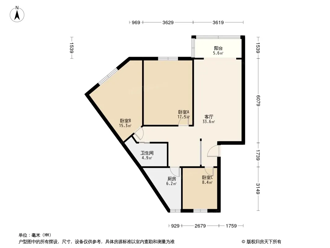 双丰聚苑户型图