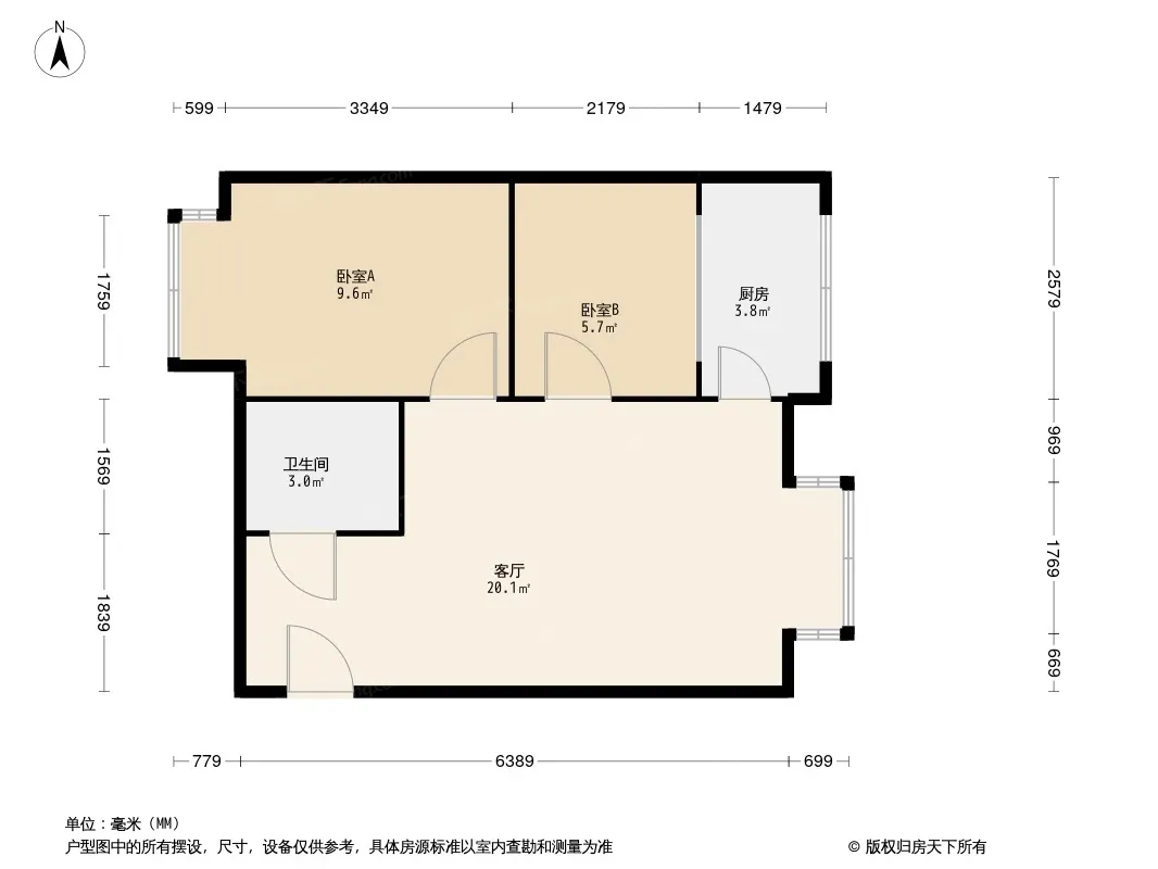 荆竹小区六号院户型图