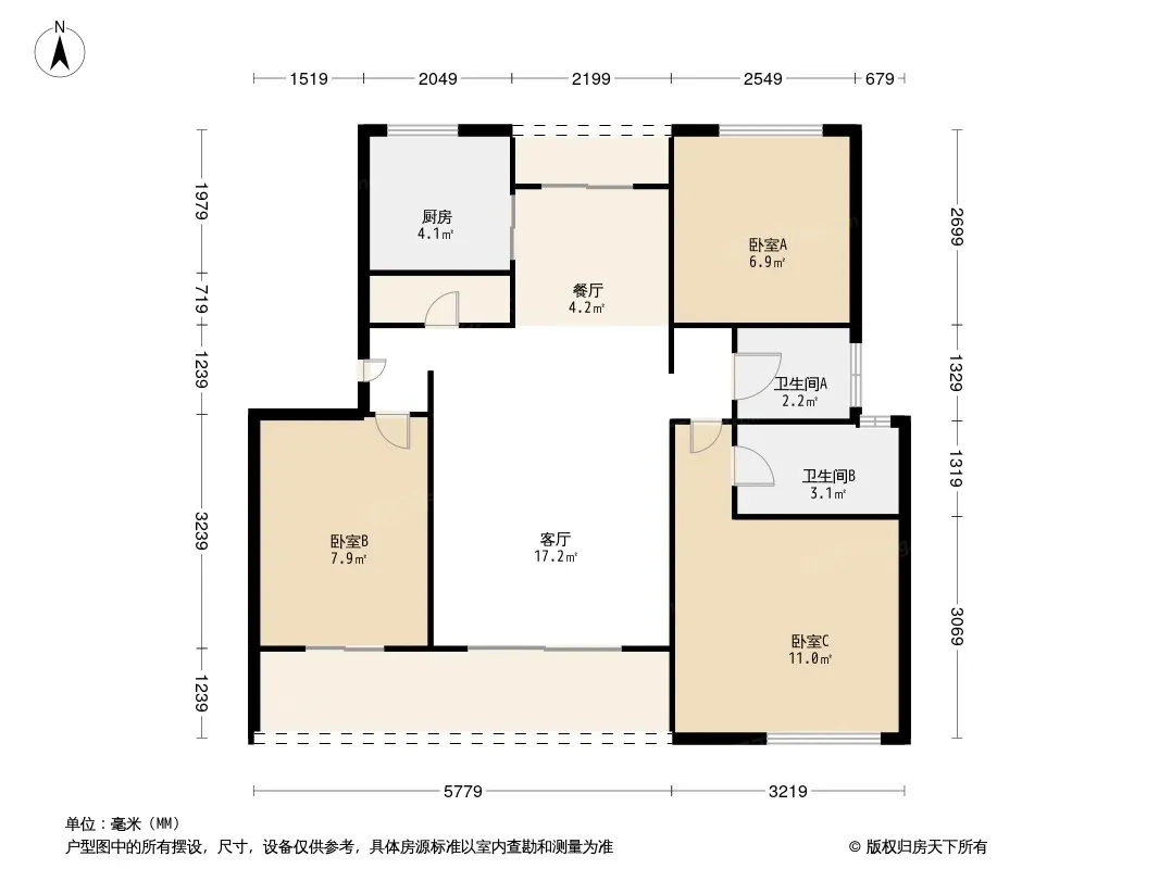 万科城户型图