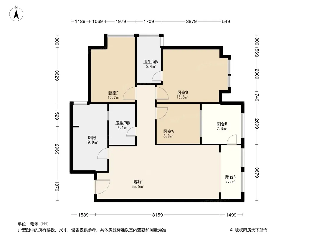 城市博客阳光里户型图