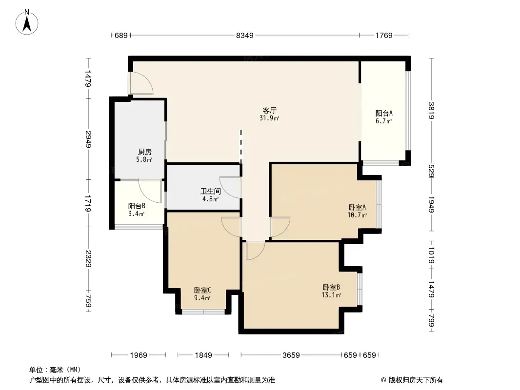 银锣湾户型图