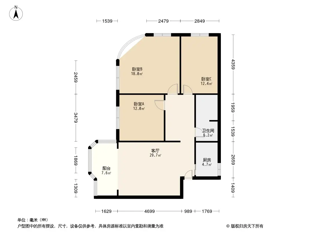 鹏程苑户型图