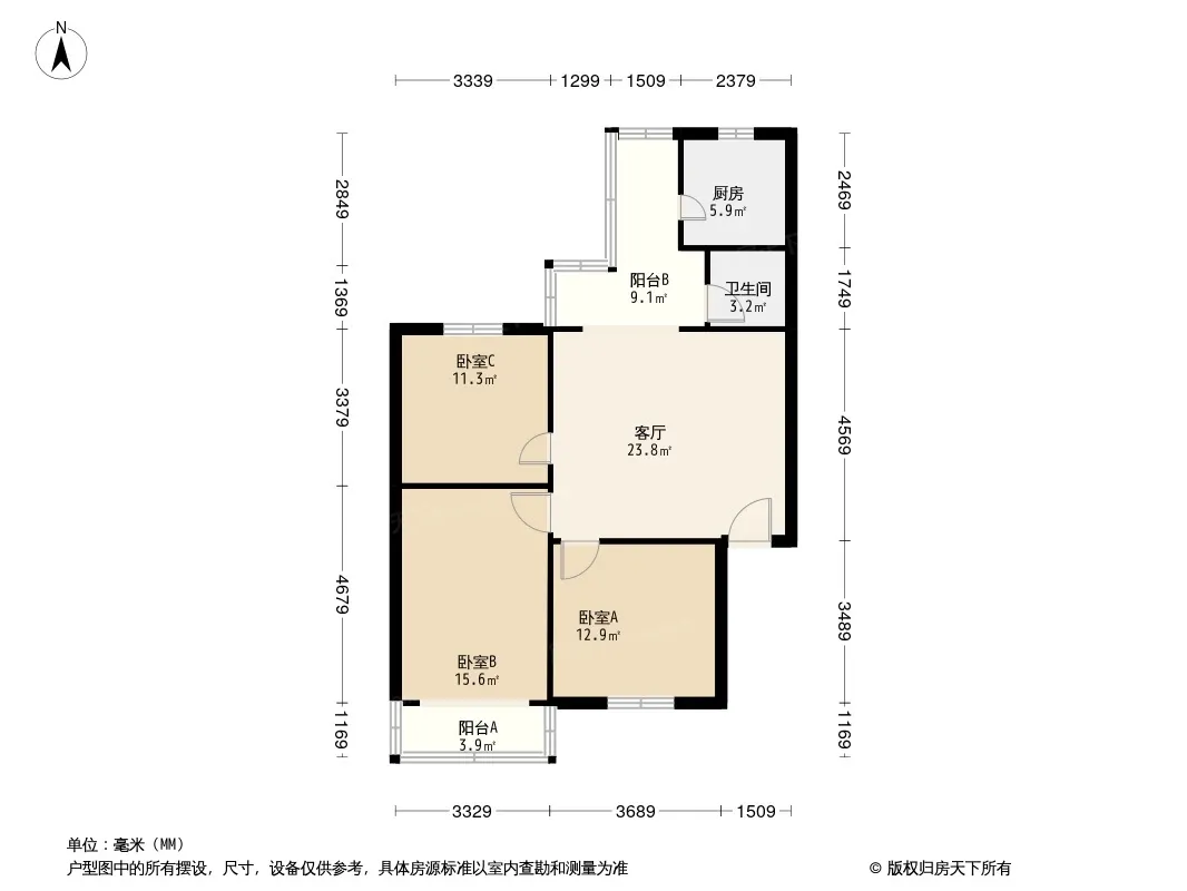 祥和公寓户型图