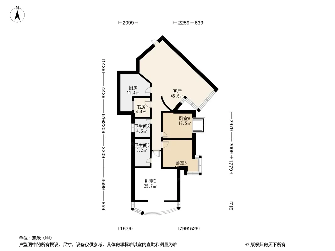 南方花园户型图
