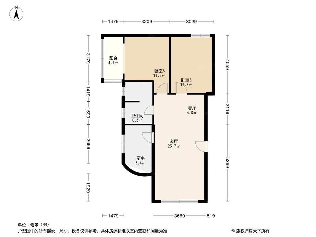 百花苑户型图