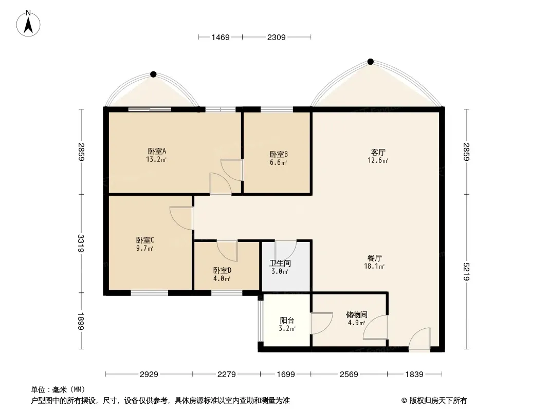 澳林春天户型图