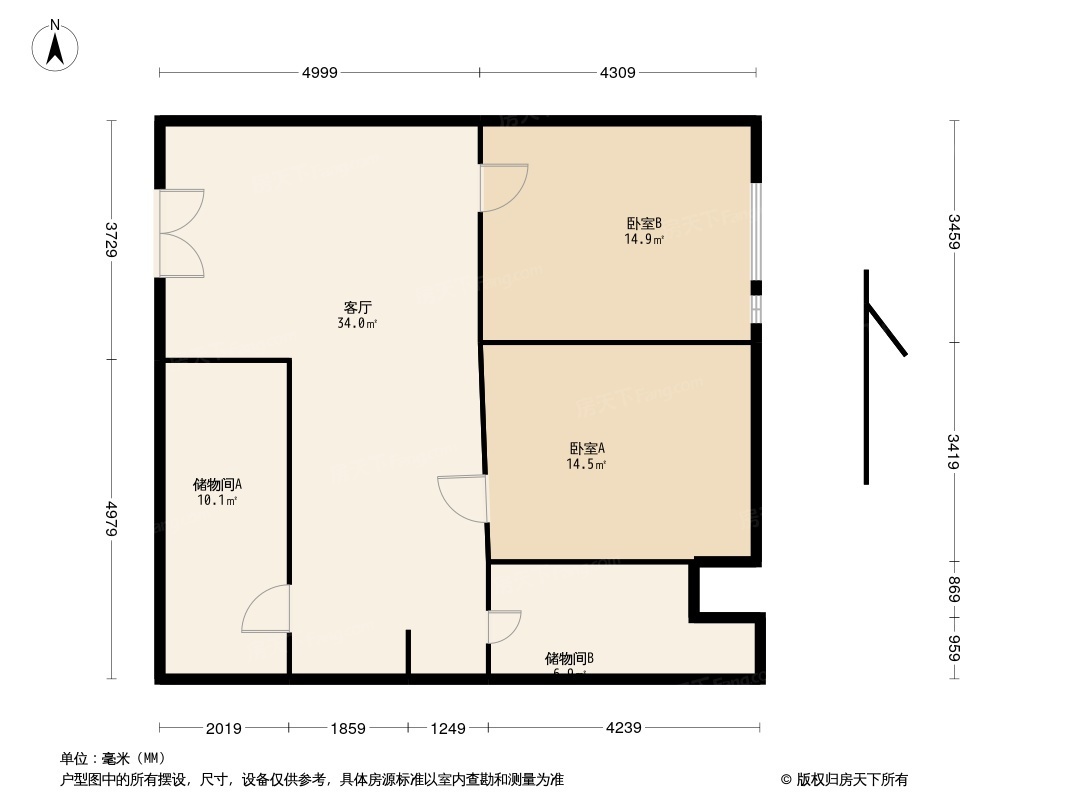 锦天国际户型图