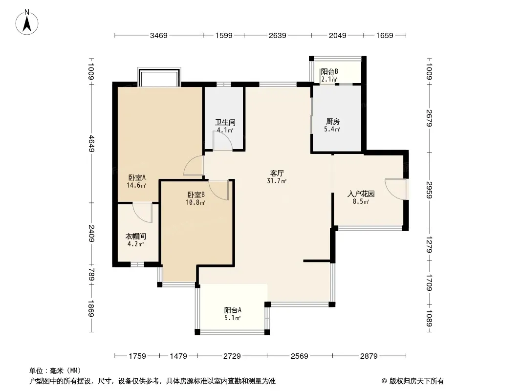 融城后街社区户型图