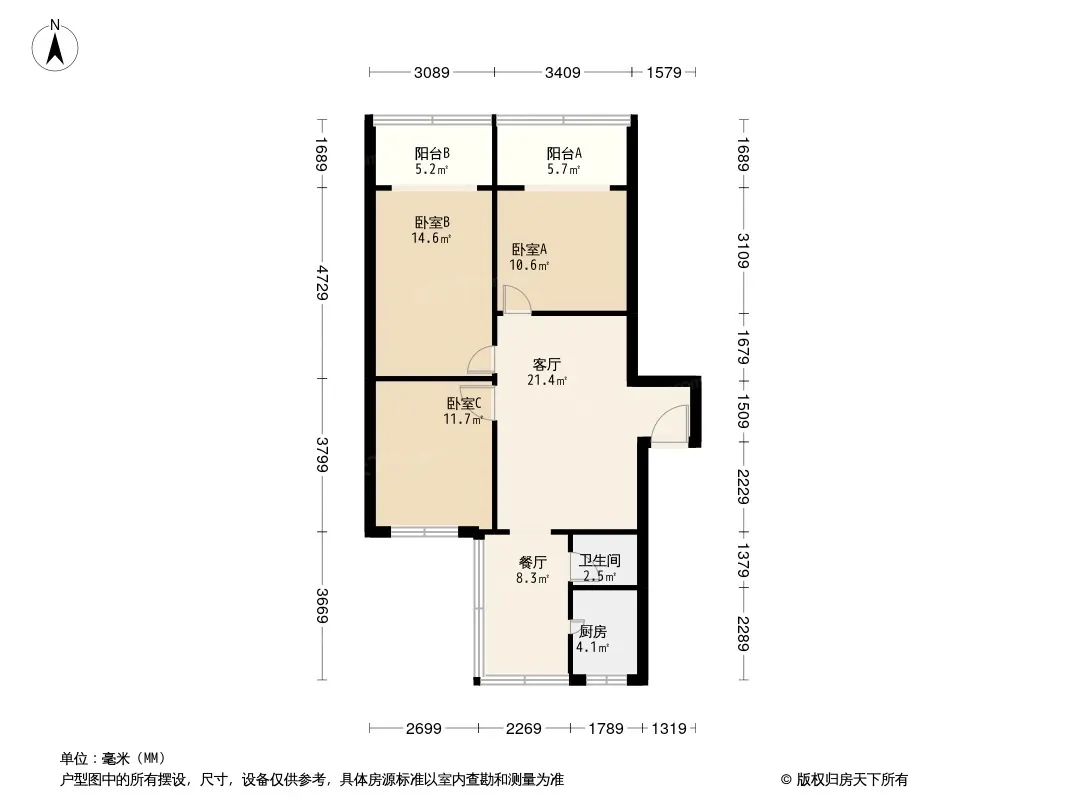 玉双路138号院户型图
