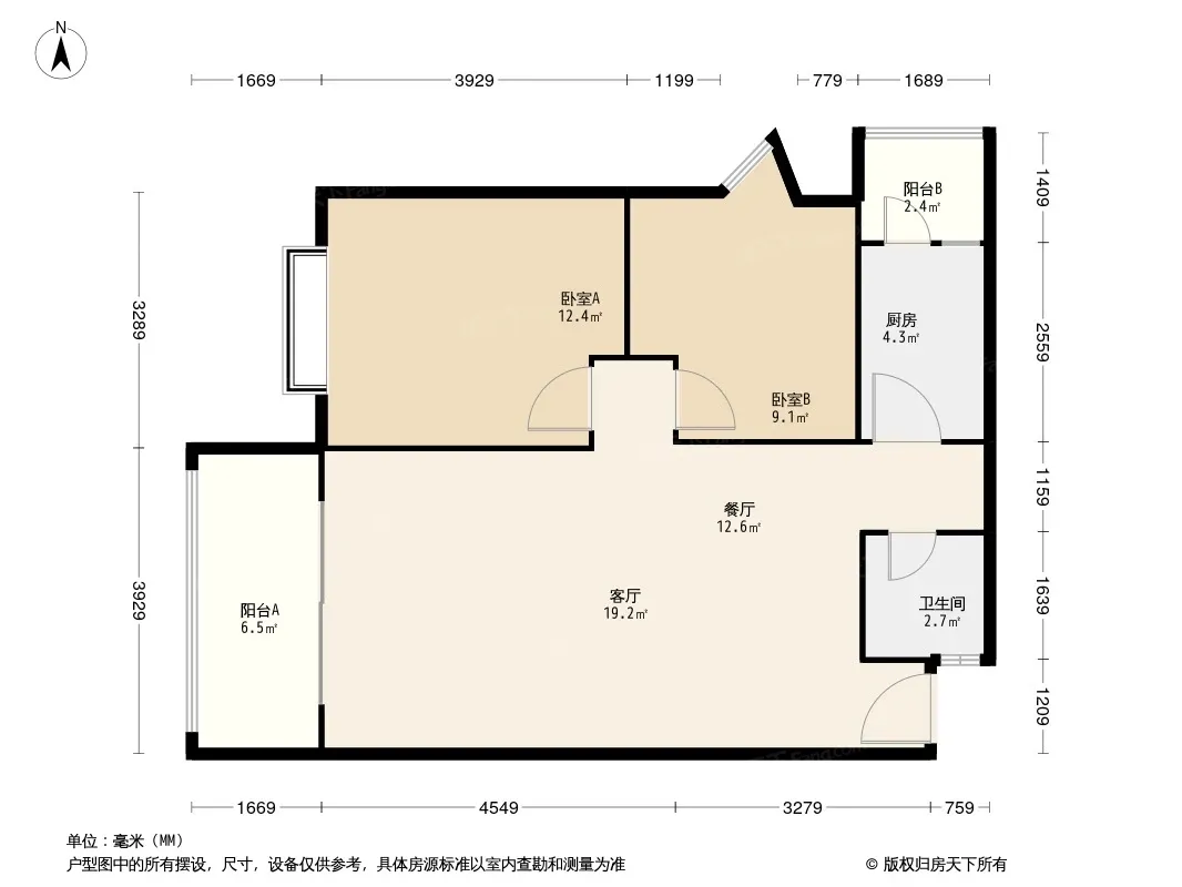 明阳家在回廊户型图