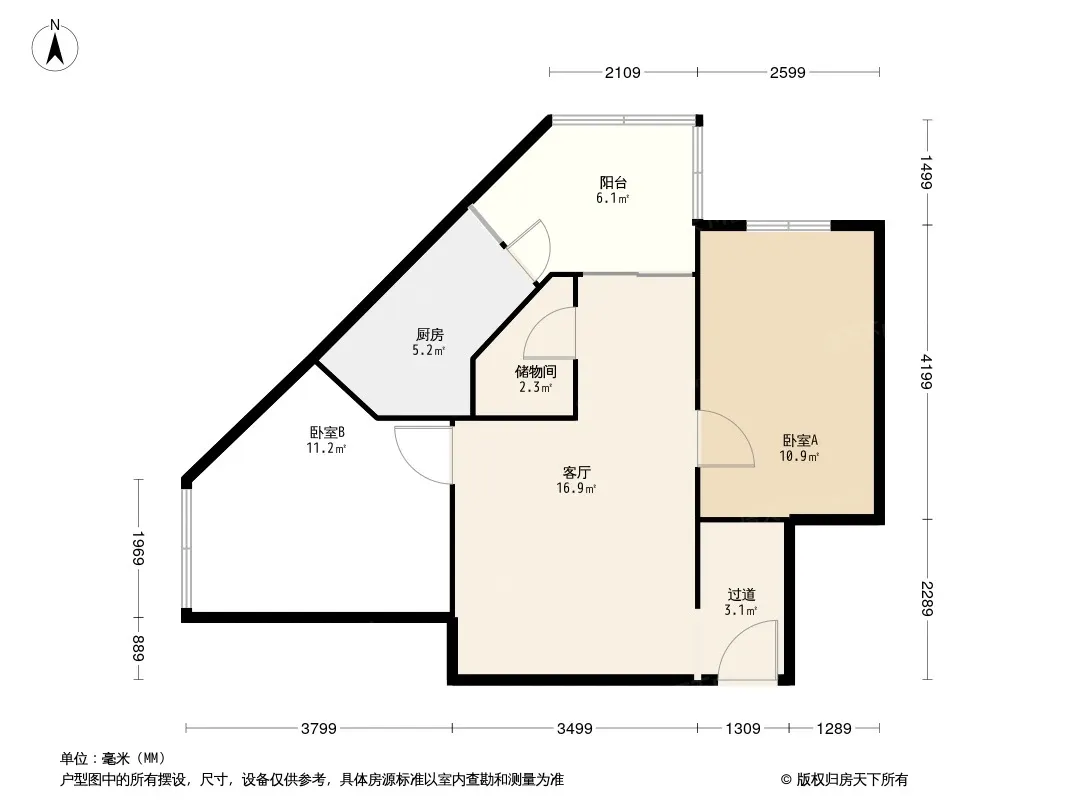 为民路87号院户型图