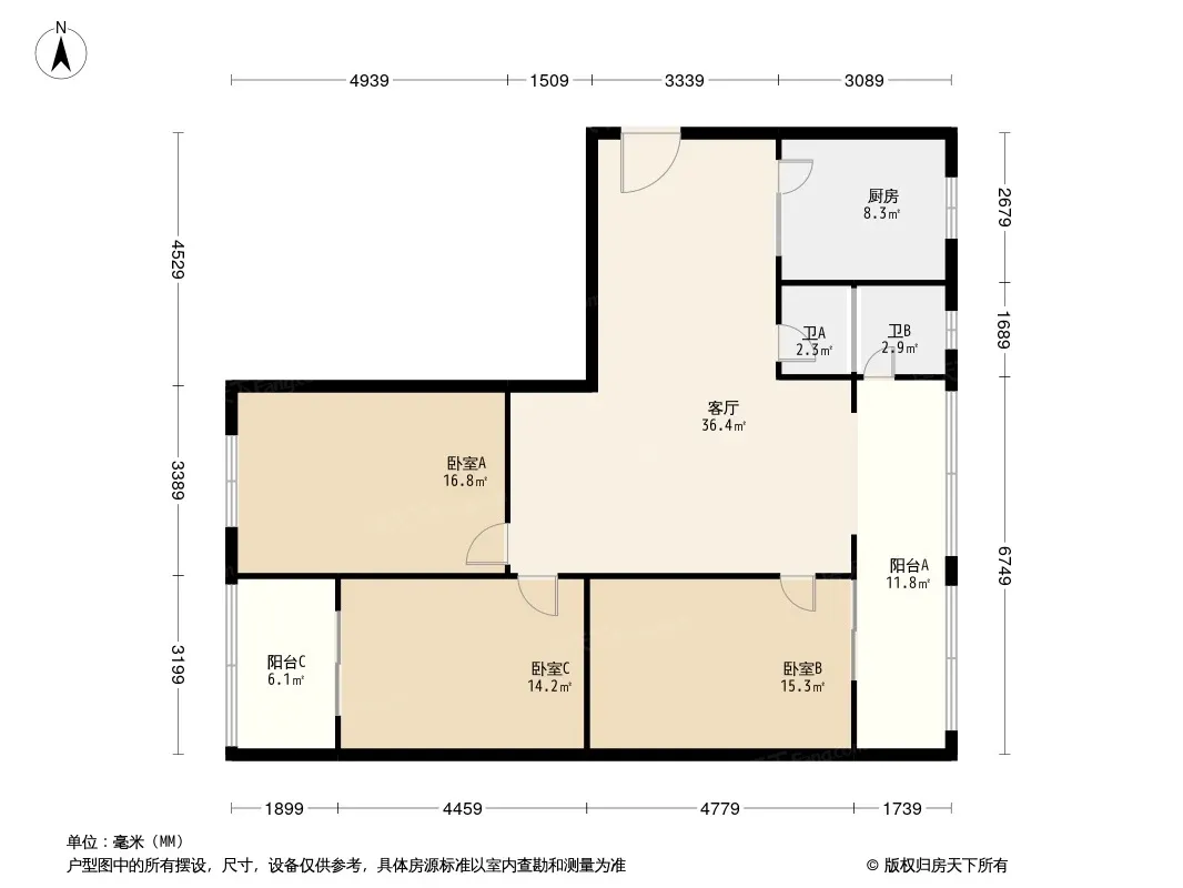 锦江苑户型图