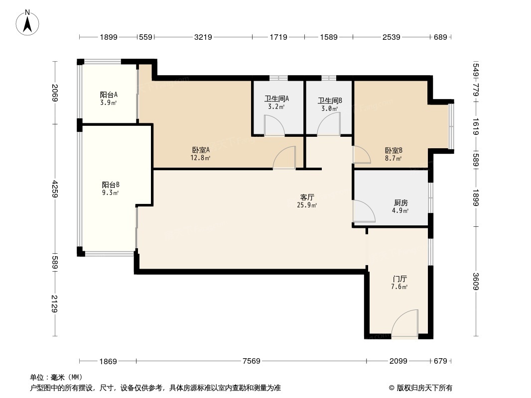 和音晶座户型图