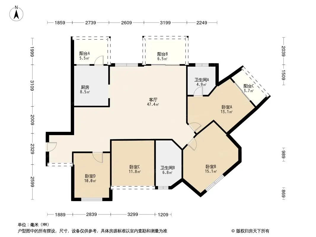 戛纳湾滨江户型图