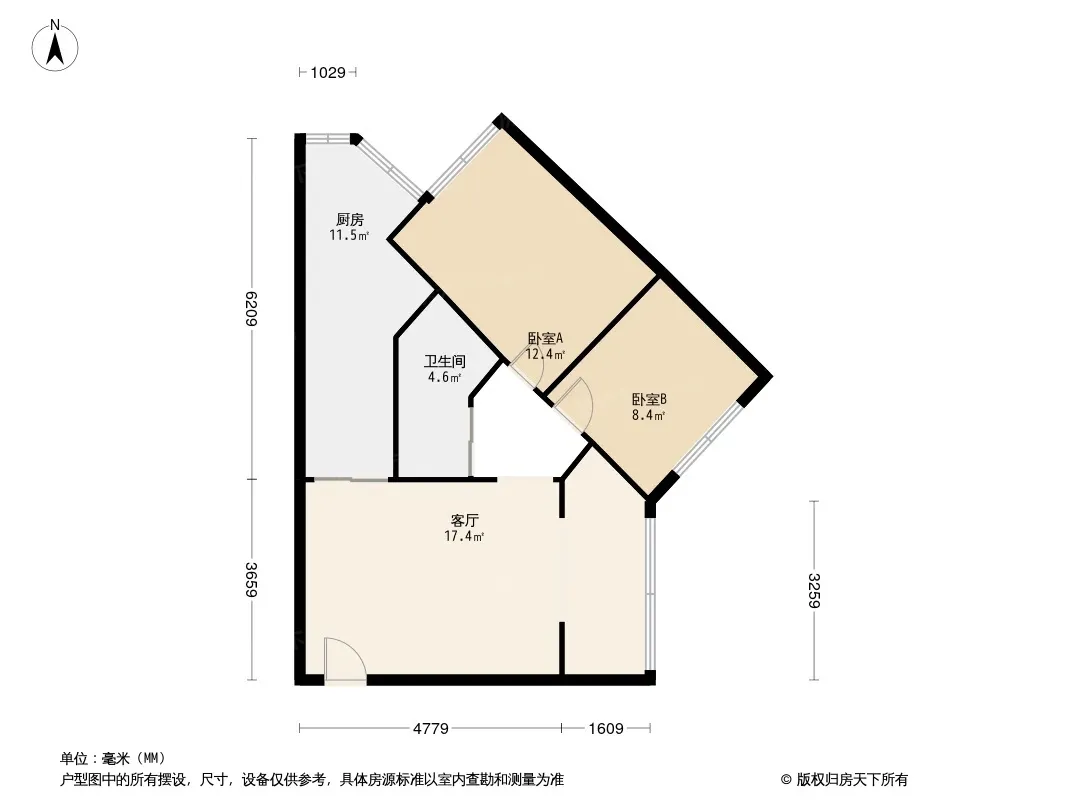 玉林苑一期户型图