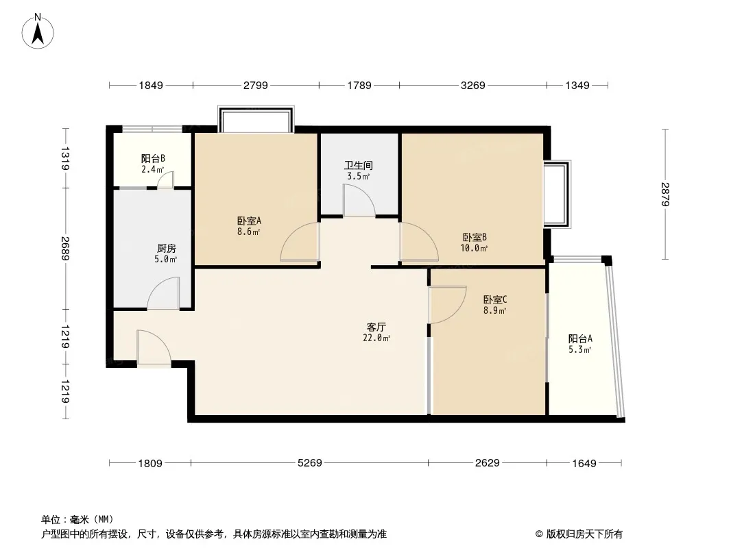 香木林竹源居户型图
