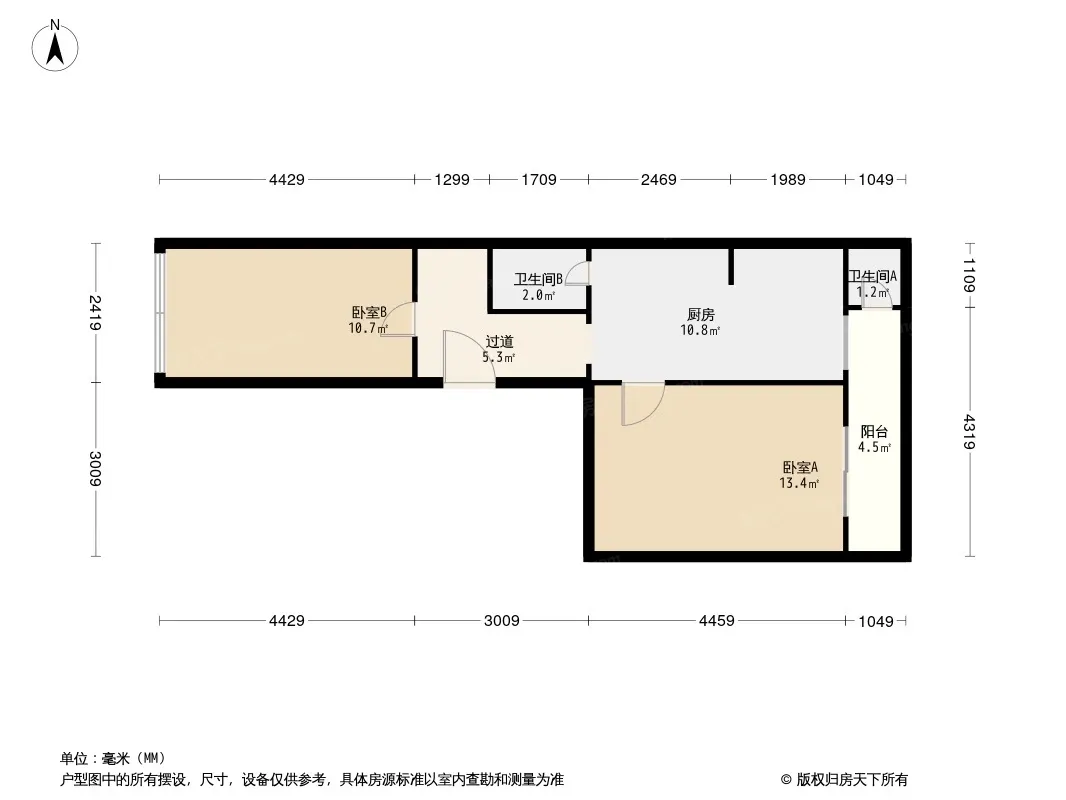 新鸿路130号院户型图