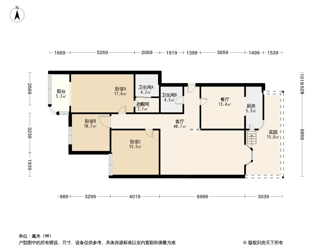 海会花园户型图
