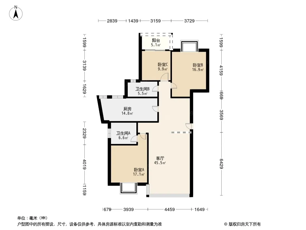 汇厦花园户型图