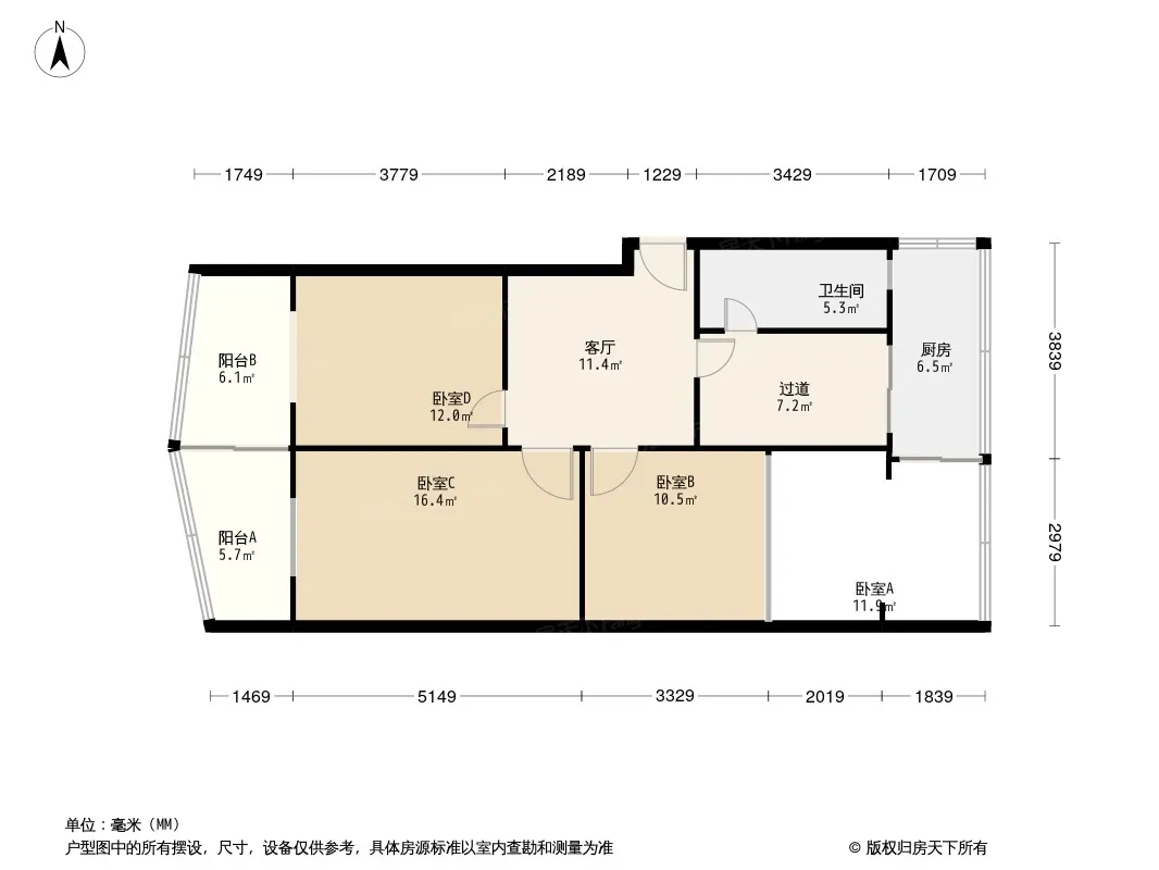 西城角巷15号院户型图