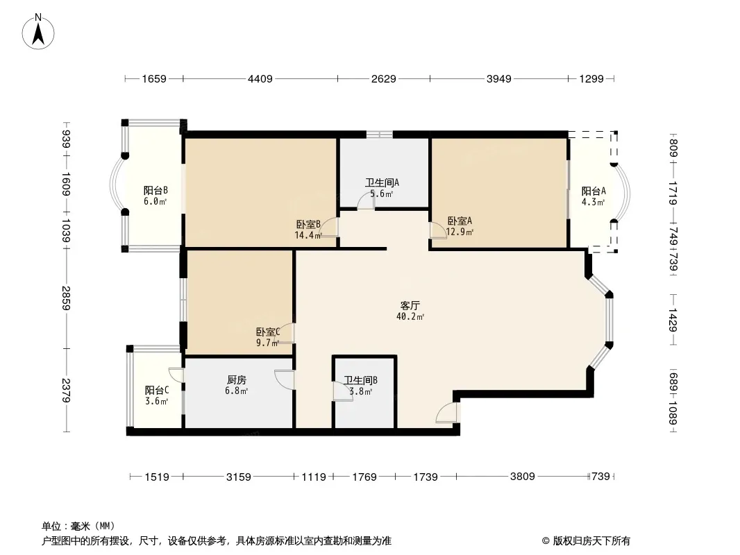 汇景新村二期户型图