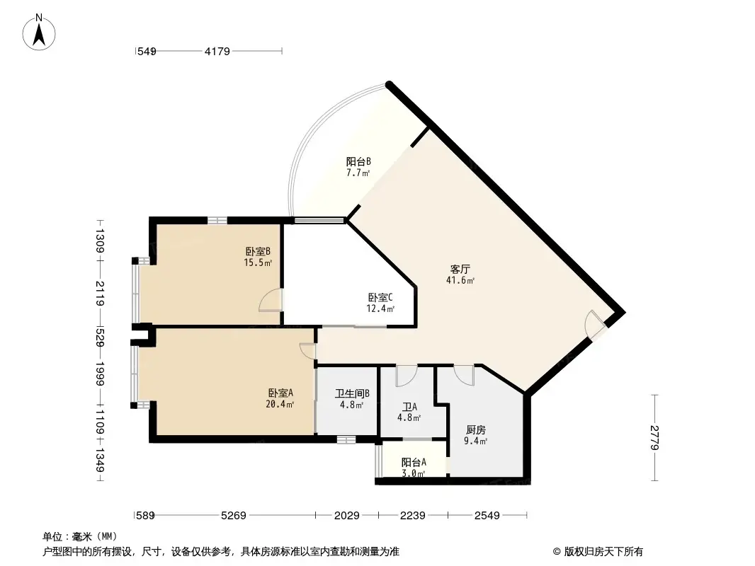 三九绿城户型图