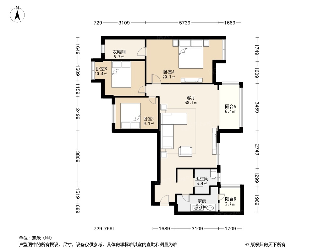 中国水电云立方户型图