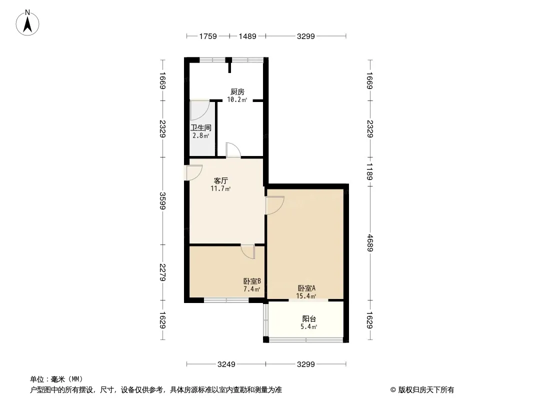 抚琴西路南一巷1号院户型图