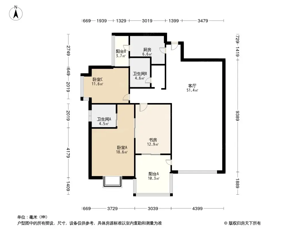 仁和世代春天户型图