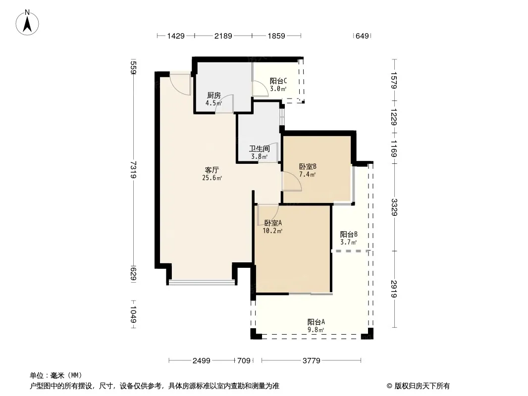 北庭香澜郡户型图