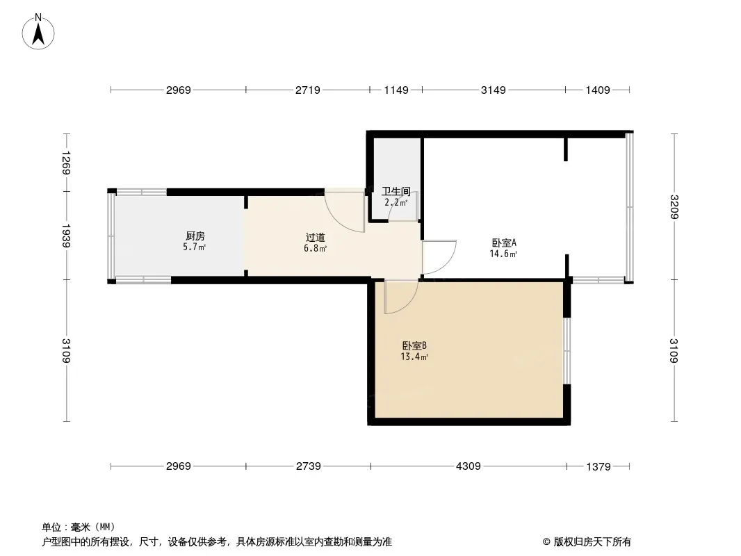 一环路东三段99号附8号院户型图