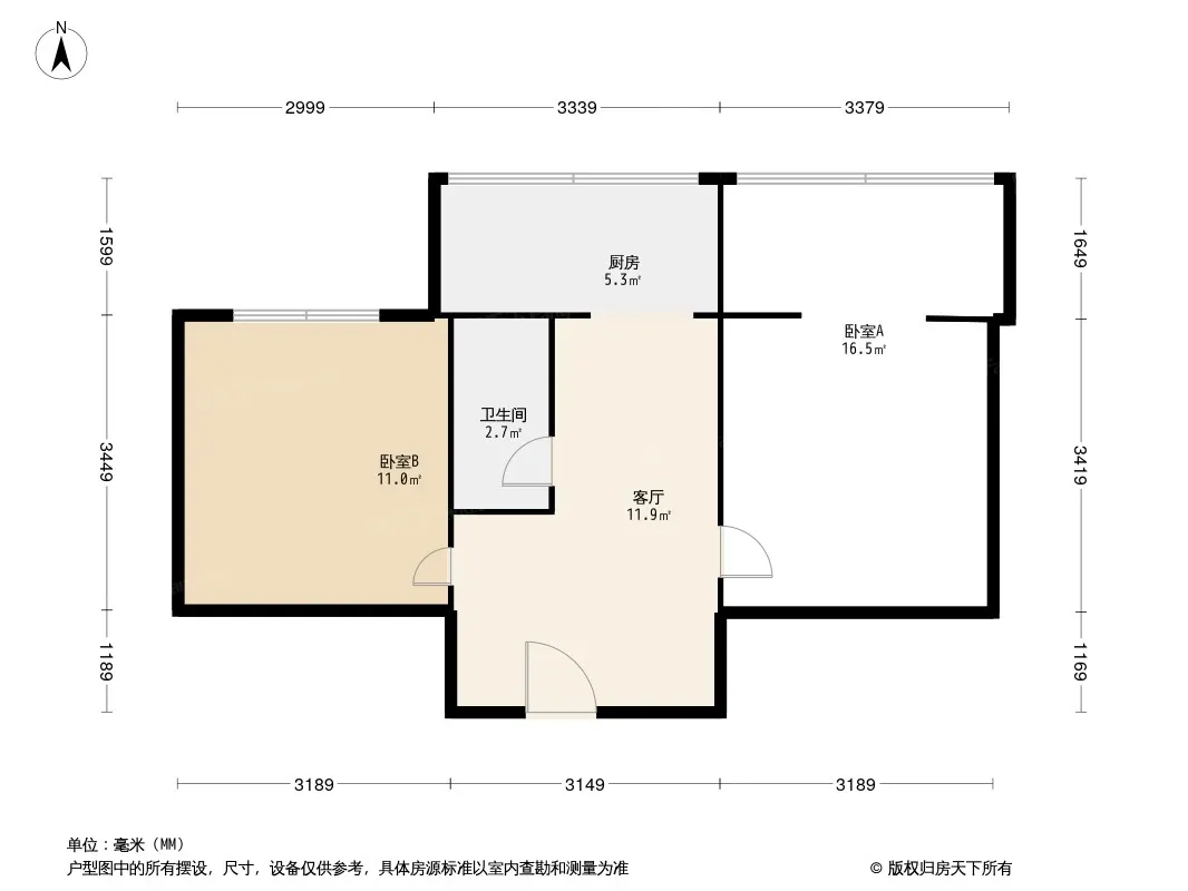 石人北路100号院户型图