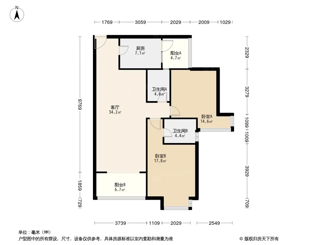 北延风景户型图