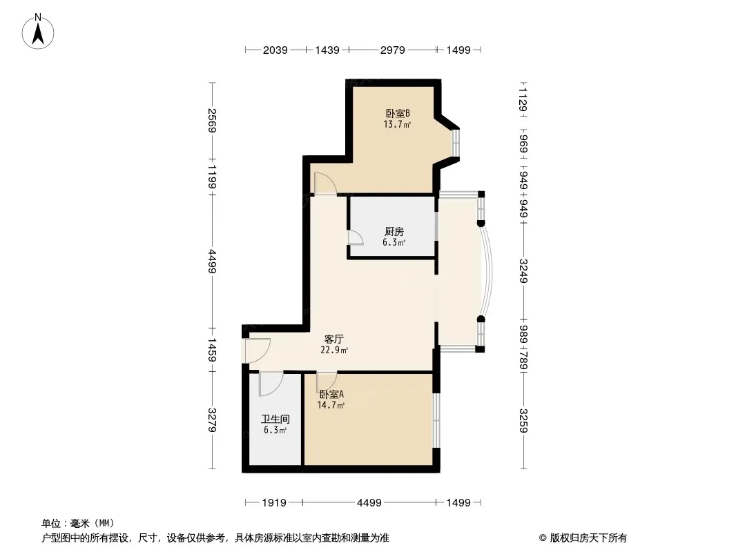花语溪畔户型图