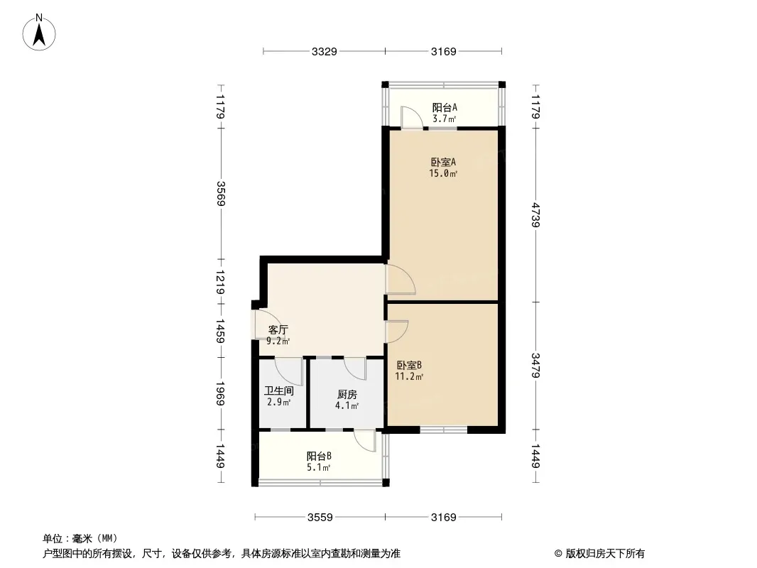 玉泉街125号院户型图