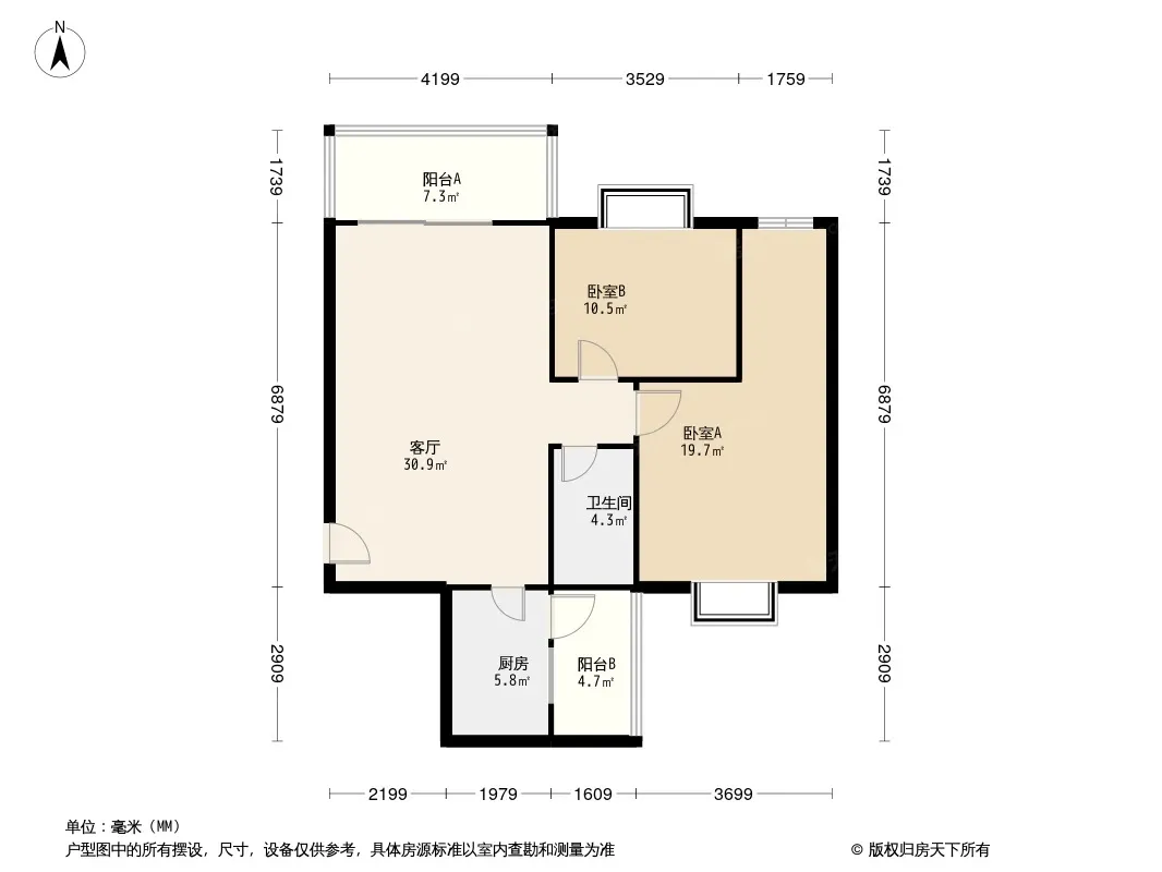 阳光嘉苑户型图