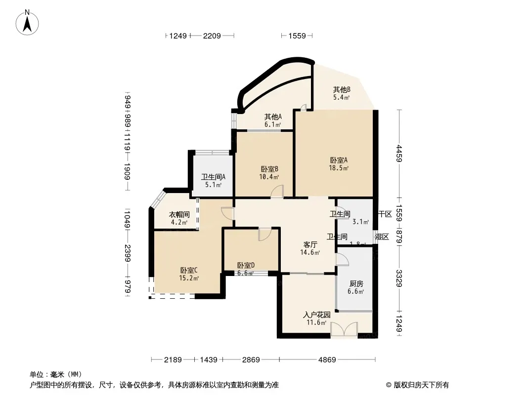 西财学府尚郡户型图