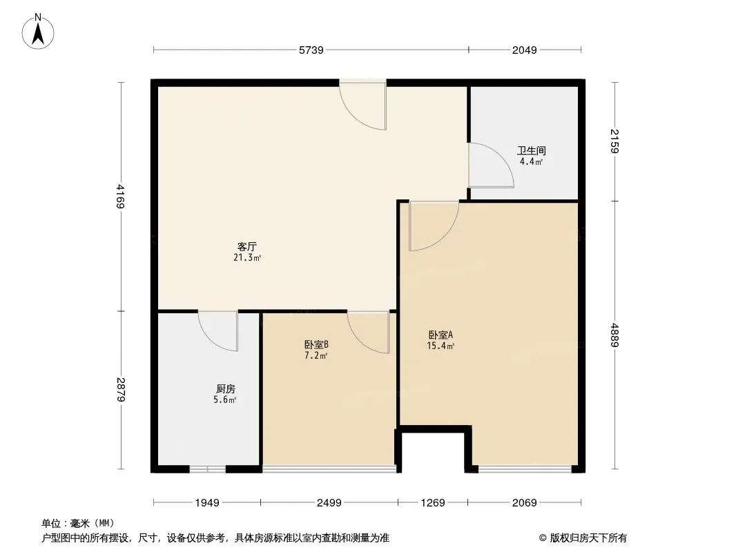 万泉阳光叠苑户型图