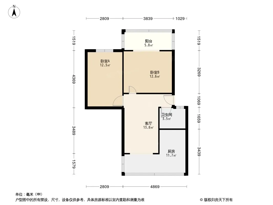 协和村22号院户型图