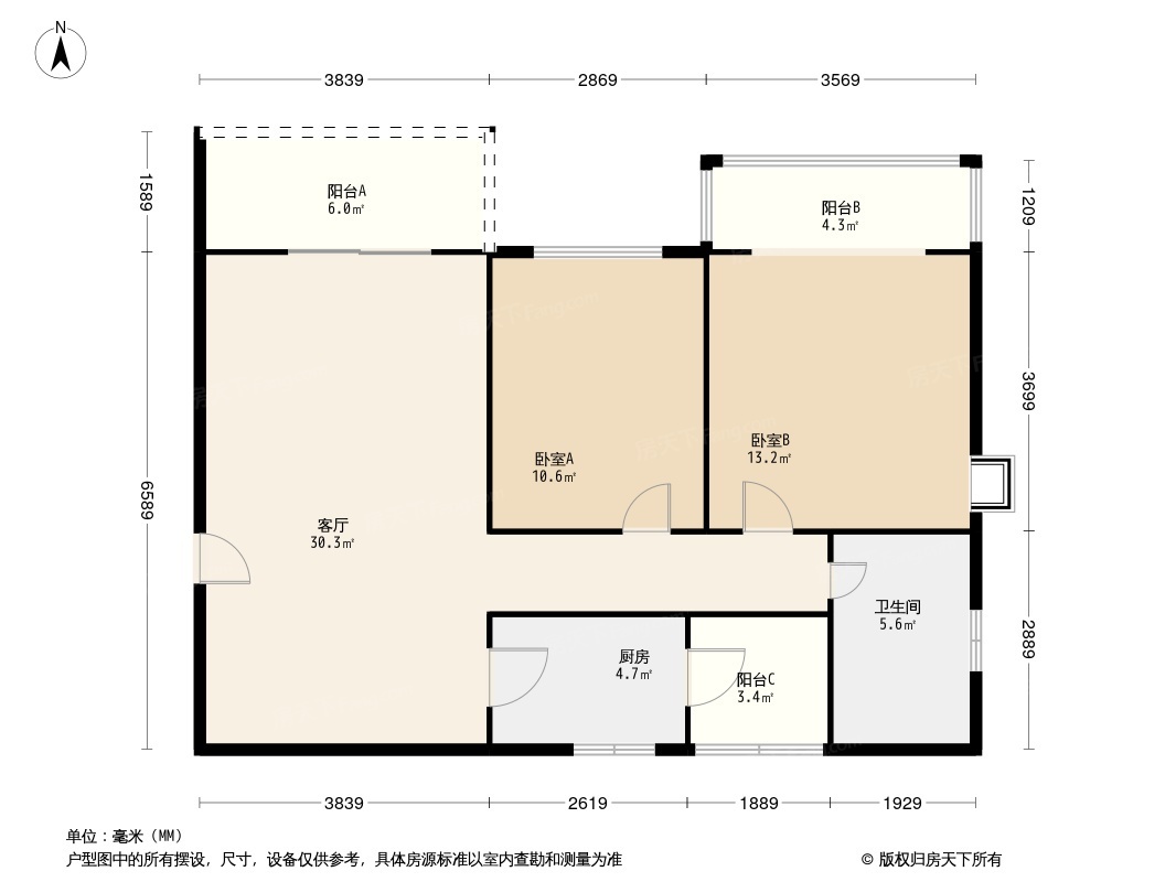 世代锦江凯旋门户型图