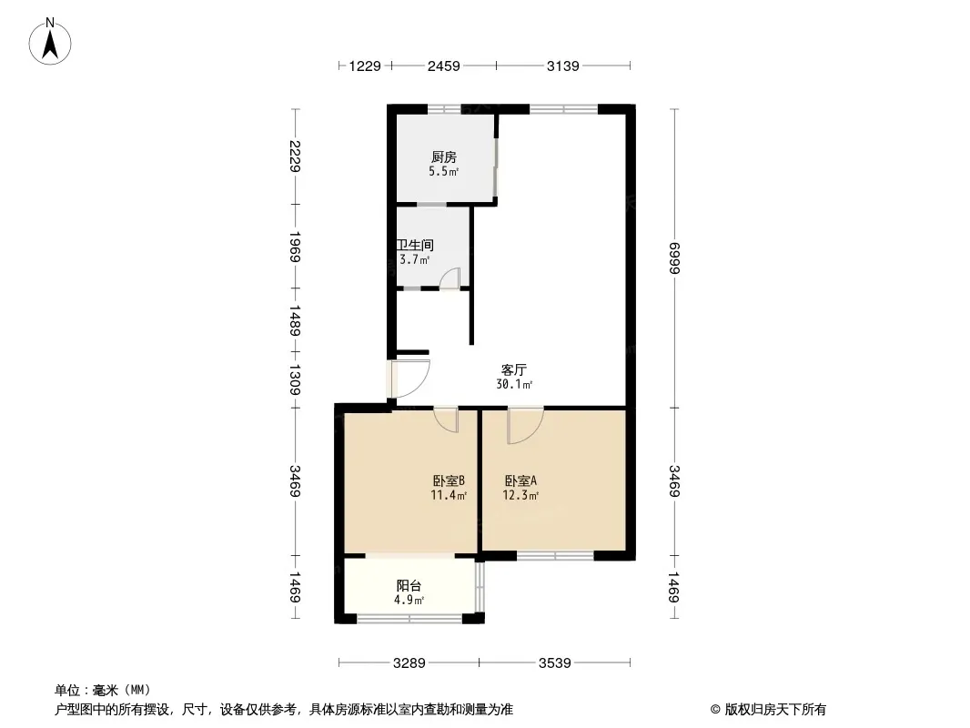 成飞家园217小区户型图