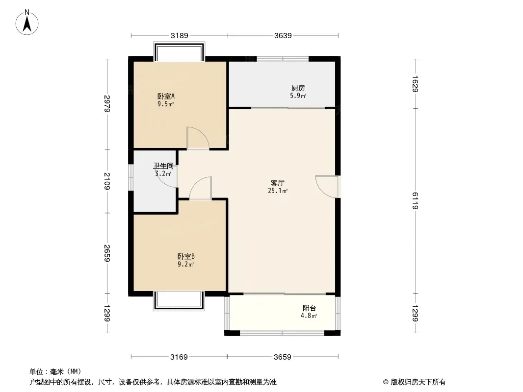 双林路101号院户型图