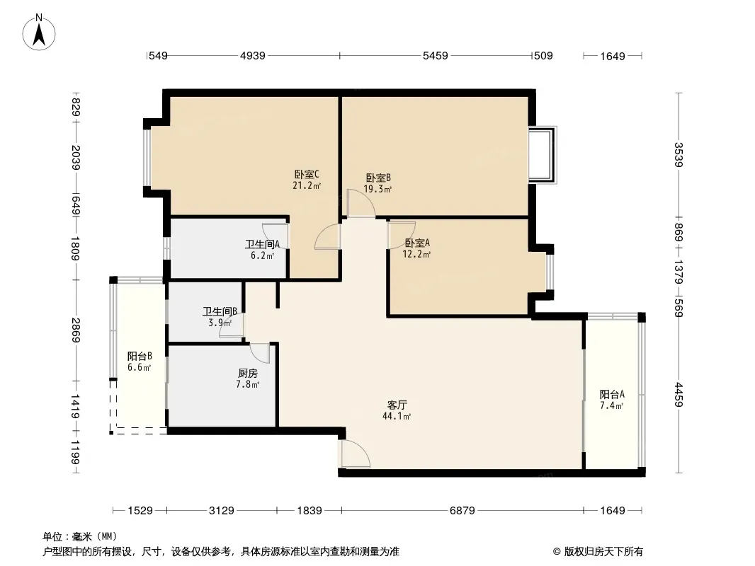 怡泽苑户型图