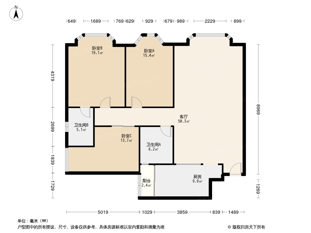 金府花园户型图